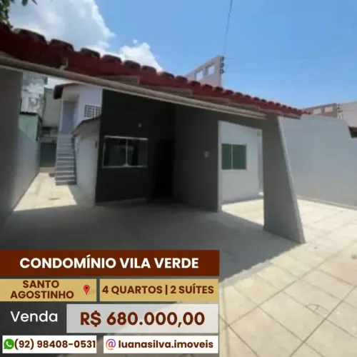 VILA VERDE - Imóvel para venda com 4 quartos em Ponta Negra - Manaus - AM