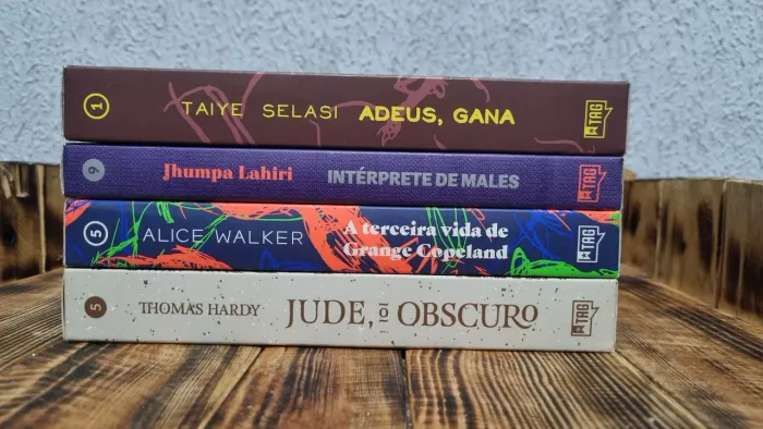 Coleção TAG CURADORIA 4 livros com capa e Portfólio em Ótimo estado de conservação 