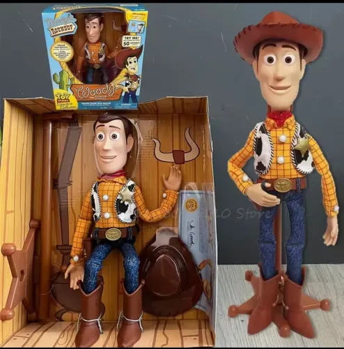 Boneco Woody Toy story 38cm Novo lacrado tag buzz Slinky rex Jessie Barbie bala no alvo cr