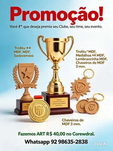 Fabricação de Troféu, Medalhas e outros