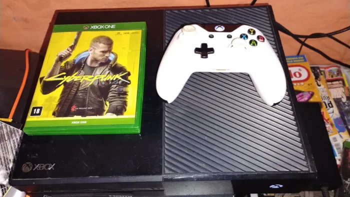 X box one com jogo cyberpunk 2077