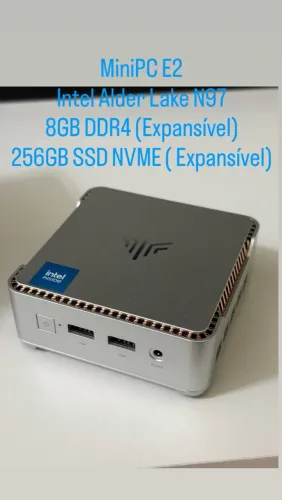 Mini Pc Intel Lake N97 8gb ram ddr4 ssd 256gb nvme