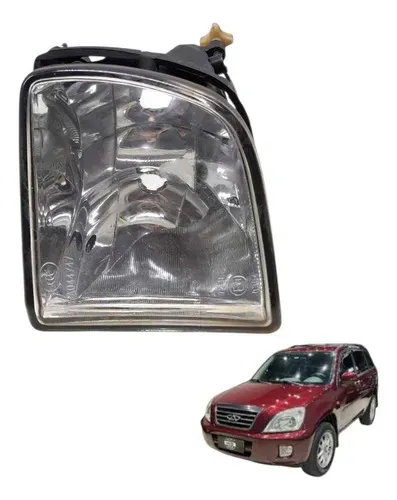 Farol Milha Lado Esquerdo Chery Tiggo 2012 Preto