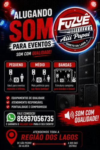 Som para evento