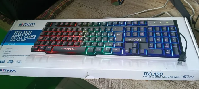 Teclado Gamer Semi-mecânico