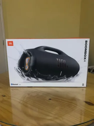 Caixa jbl bombox 4 nova com nota