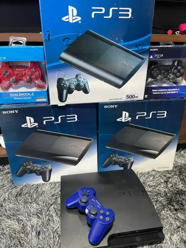 PS3 SLIM DESBLOQUEADO 26 MIL JOGOS DISPONÍVEIS NA MEMÓRIA, 1 ANO DE GARANTIA.