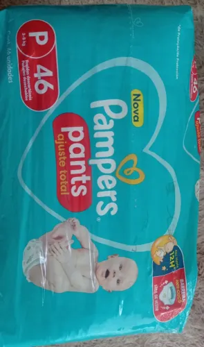 Fralda Pampers 46 unidades tamanho P
