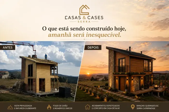 Um refúgio na Serra Catarinense. Uma propriedade pronta para viver e rentabilizar.