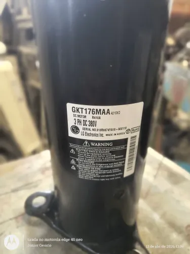 Compressor de ar condicionado 18000 BTUs R410 220v