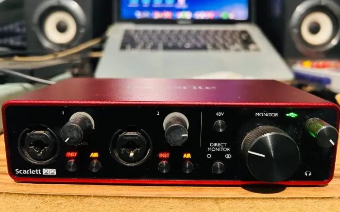 Interface De Áudio Usb Fofusrite Scarlett 2i2 Geração 3