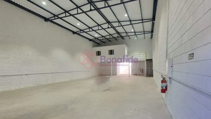 Galpão comercial para LOCAÇÃO localizado no bairro PARQUE RESIDENCIAL JUNDIAÍ II em Jundia