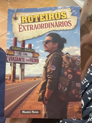 Autografado livro diário de bordo de um viajante sem filtro 