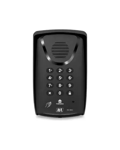 Porteiro Eletrônico PEC 1300 C 13 Teclas Senha S/fonte Preto 12/28v (Usado Sem Caixa) - JF