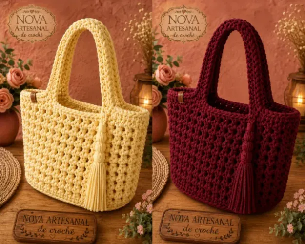Bolsas artesanais da Nova artesanato