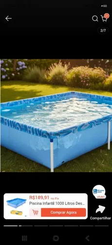 Piscina de 1000 litros
