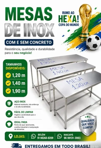MESAS INOX