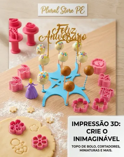 Confeitaria, topo de bolo, aniversário, eventos, cortador de biscoito, lembrancinhas