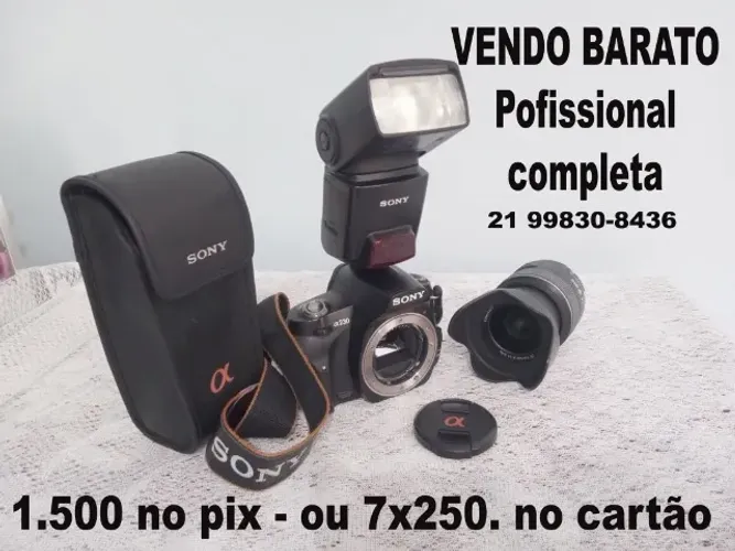 Câmera fotográfica profissional Sony A230