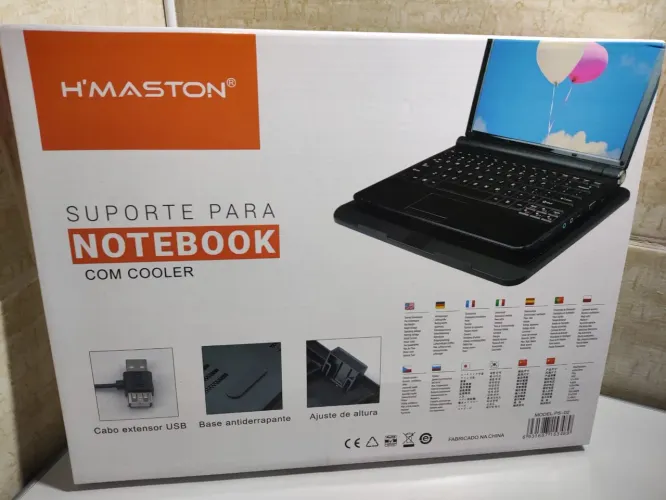 Vendo Suporte para Notebook com cooler de refrigeração, modelo Hmaston PS-02