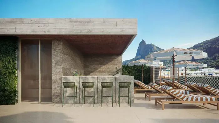 Composição 3 Studios de 99 m² no Modo Botafogo  Apartamento em Botafogo
