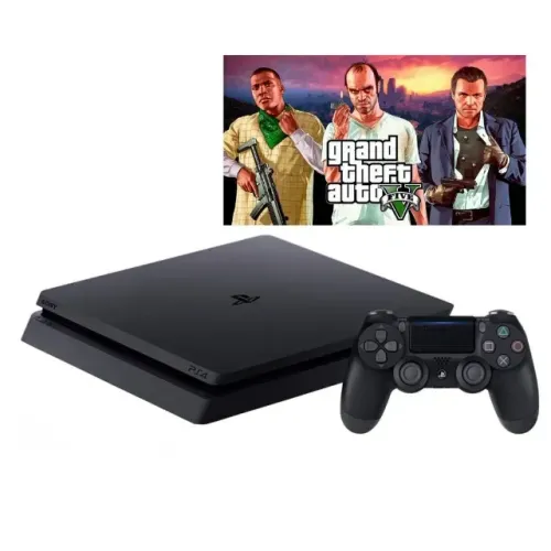 Ps4 Playstation 4 Completo Semi Novo Play Videogame Usado 500GB + 1 Controle Original + GT