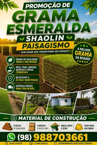 Grama esmeralda promocional