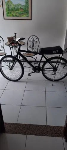 Bike Houston foxer com banco de mobilete mais se comprar ganha um par de pedal brutus