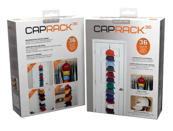 Cap Rack Perfect Curve Cap Rack System 36 Black