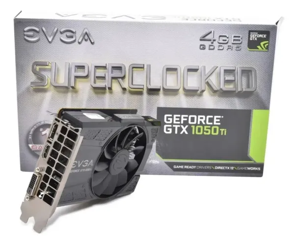 Placa de Vídeo GTX 1050 TI EVGA 4GB GDDR5