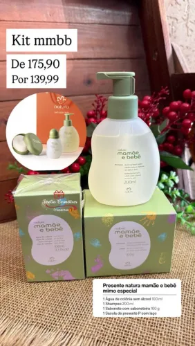 KIT MAMÃE E BEBÊ 