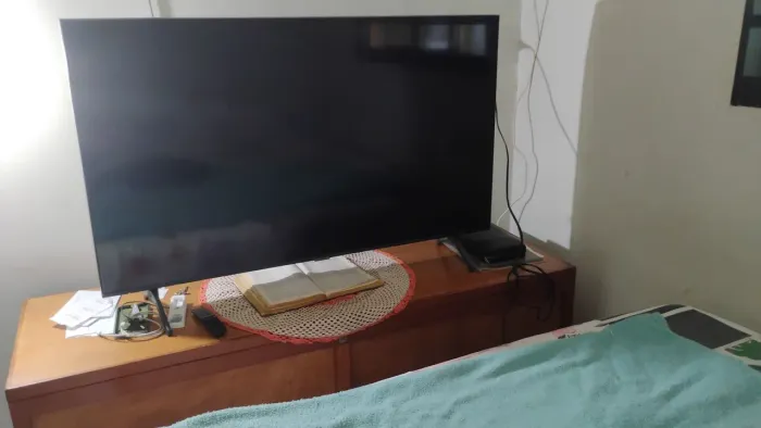 tv Samsung com defeito 