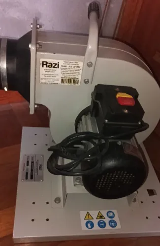 Coletor De Pó De Parede Razi 1 CV Monofásico 110V + Saco coletor