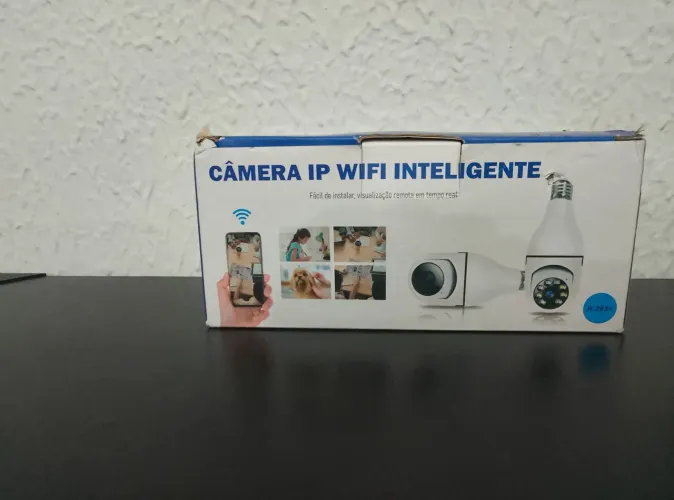 Câmera de segurança Wi-fi 360° visão noturna