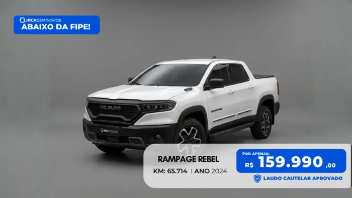Ram Rampage Rebel 2.0 TB CD 4X4 Diesel Aut. 2024