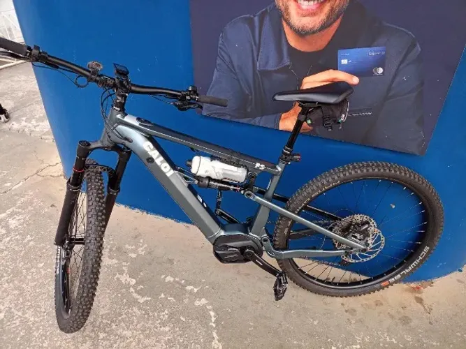 E-bike Caloi Elite FS Tamanho 'M' - Abaixei para vender rápido