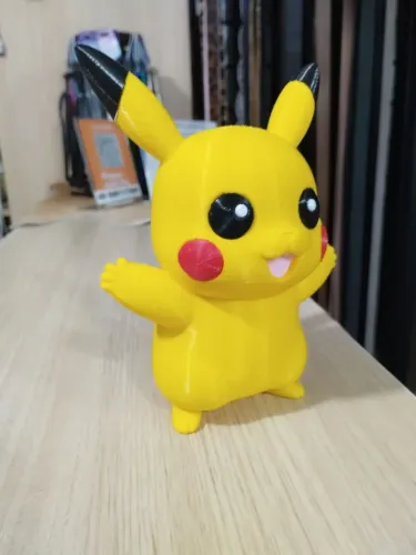Action Figure Pikachu Pokémon Impresso em 3D - Decoração Geek