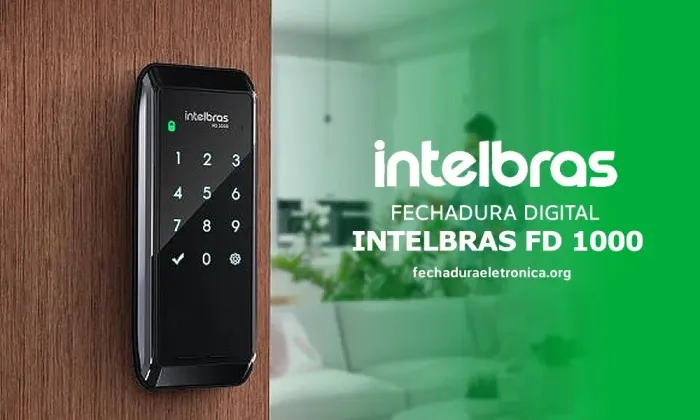 Fechadura Digital FD1000 Intelbras - NOVA