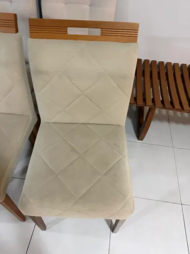 6 Cadeiras de Mesa em Madeira - Design Exclusivo Oficina Design