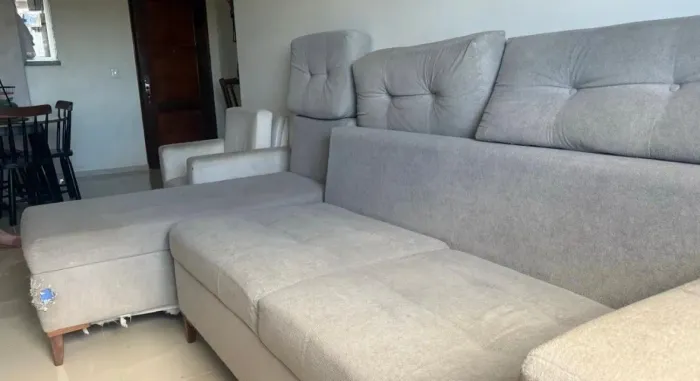 Sofá 2M tecido de linho