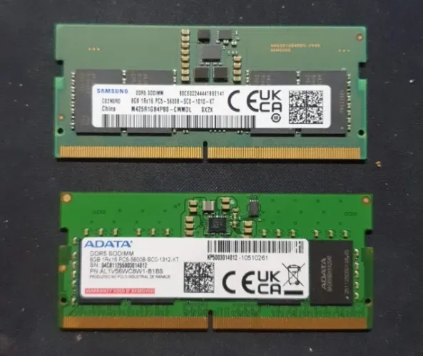 Memória 8GB DDR5 5600MHz SODIMM Samsung ADATA R$529,99 FRETE GRATIS PARA TODO BRASIL