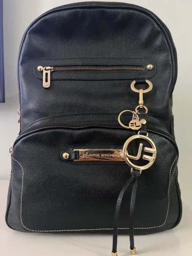 Mochila Jorge Bischoff em Couro - Original