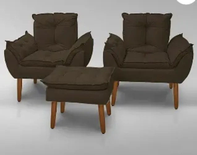 Kit poltrona 3 unidades 