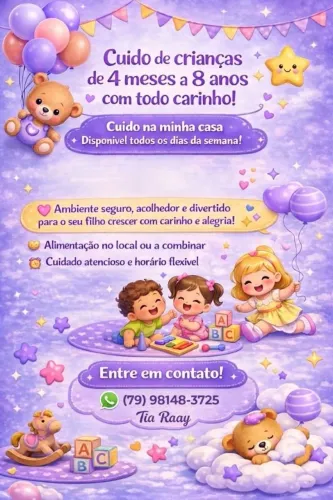Babá disponível 