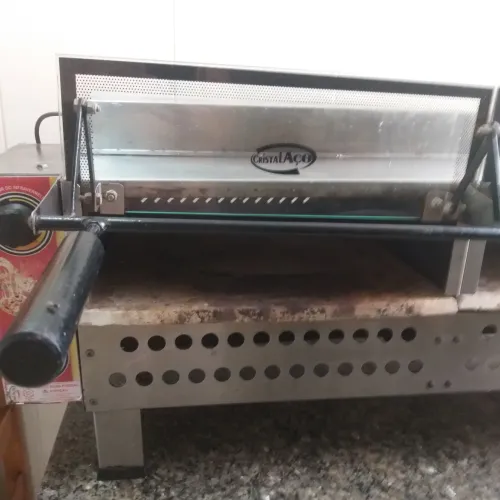 Forno de Pizza Profissional Cristal Aço