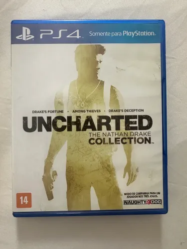 Jogo Uncharted Collection PS4, 3 jogos em um