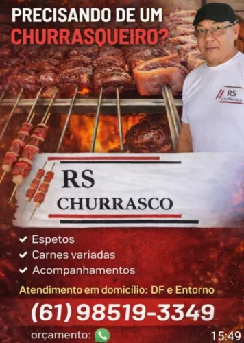 Churrasqueiro e cozinheiro 