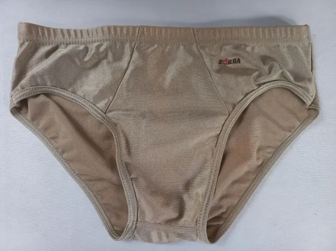 Cueca Zorba Slip Lycra - Bege