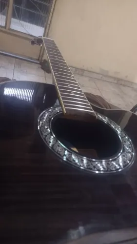 VIOLÃO+ACESSÓRIOS EAGLE FLAT CH-306BKB