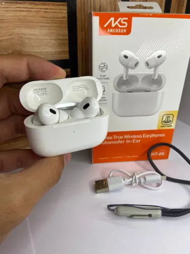 Fone de Ouvido Bluetooth Branco HT-06 Wireless AKS Ancosun an2